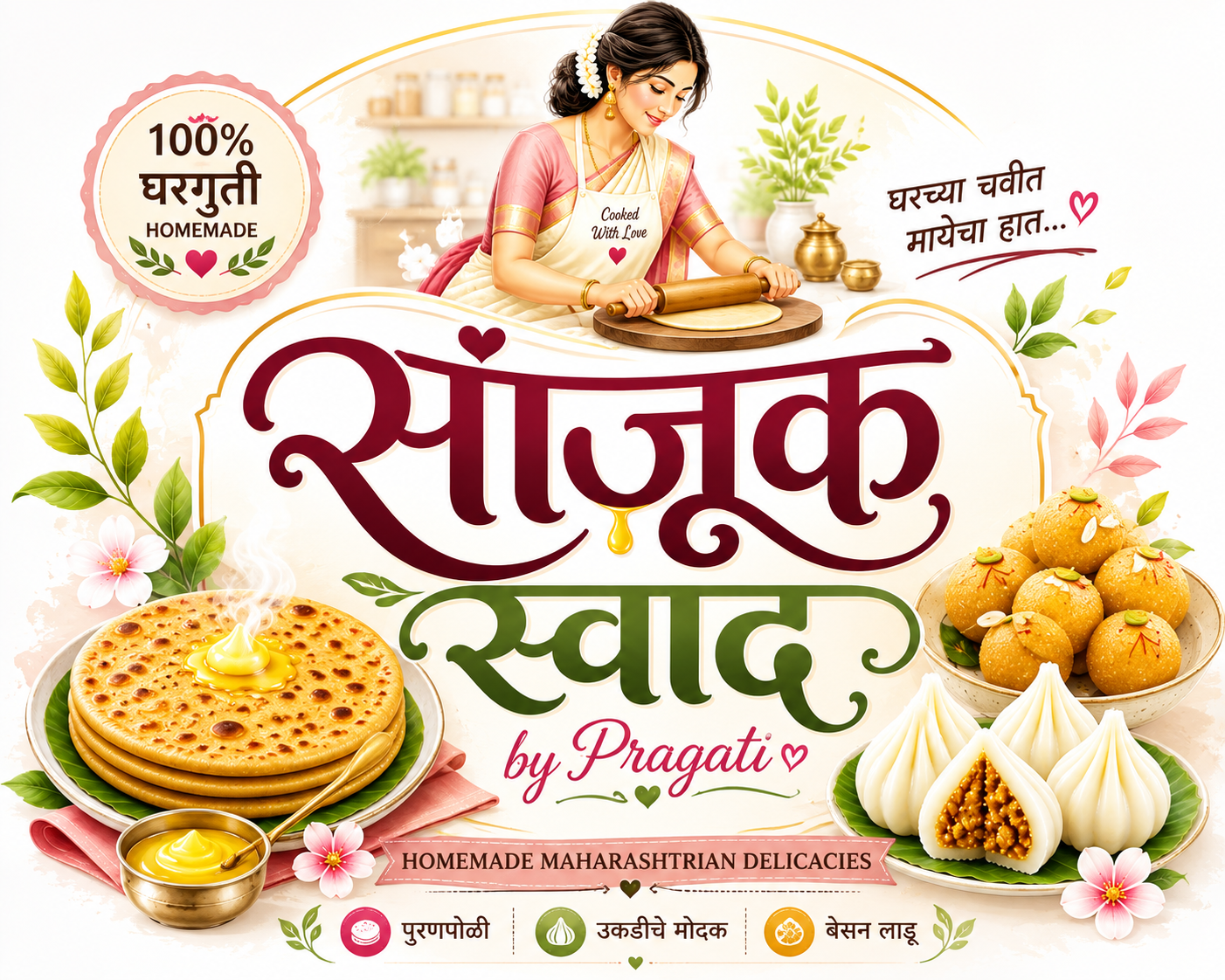 साजूक स्वाद by Pragati — Homemade Maharashtrian Delicacies